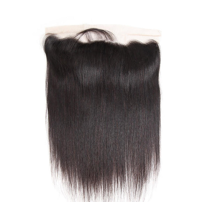 Virgin Human Hair Brazilian Straight Full Lace Frontal 13x4