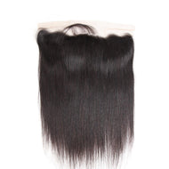 Virgin Human Hair Brazilian Straight Full Lace Frontal 13x4"